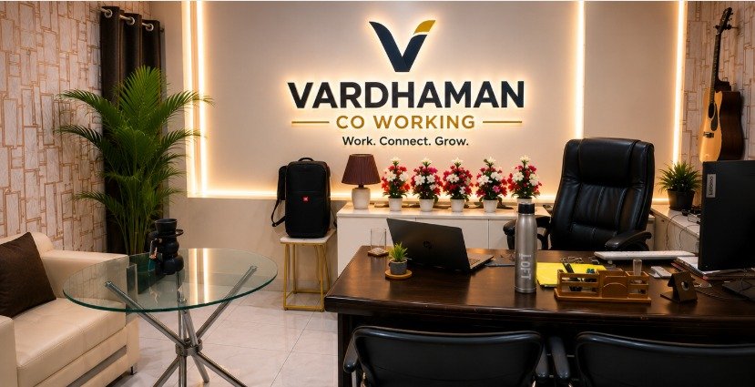 Manager cabin at Vardhaman Co Working, Hisar